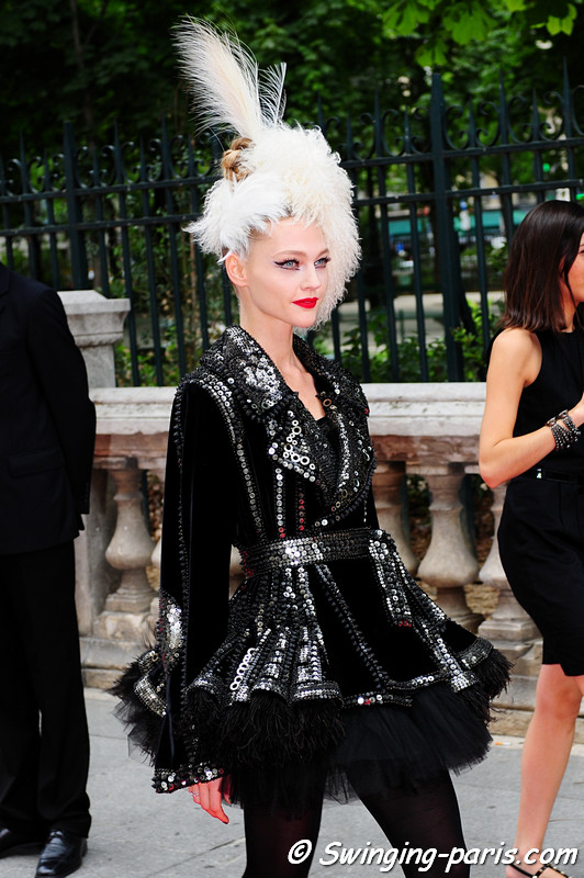 The Russian model Sasha Pivovarova The Russian model Sasha Pivovarova