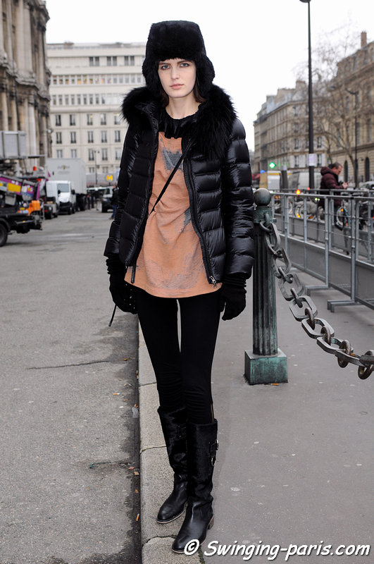 Zlata Mangafic outside Dries van Noten show, Paris F/W 2013 RtW Fashion Week, February 2013 Zlata Mangafic outside Dries van Noten show, Paris F/W 2013 RtW Fashion Week, February 2013